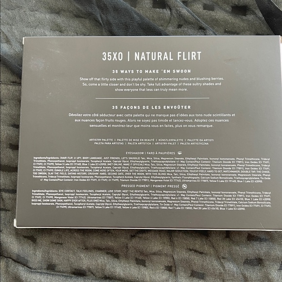 Morphe 35XO Natural Flirt Eyeshadow Artistry Palette. Luxury palette New in box - Picture 2 of 7